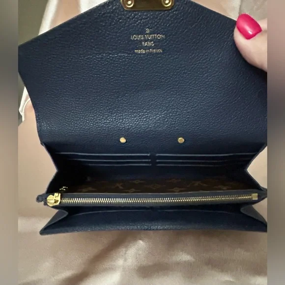 Louis Vuitton Pallas Monogram & Leather Wallet SN0157 - Picture 7 of 13